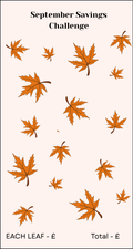 The Boutique September Savings Challenge Tracker