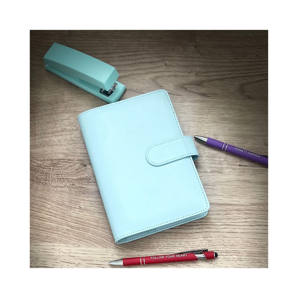 The Boutique Dreamy Blue Binder - A6 Faux Leather