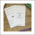 The Boutique Weekly Meal Planner - A6 Inserts