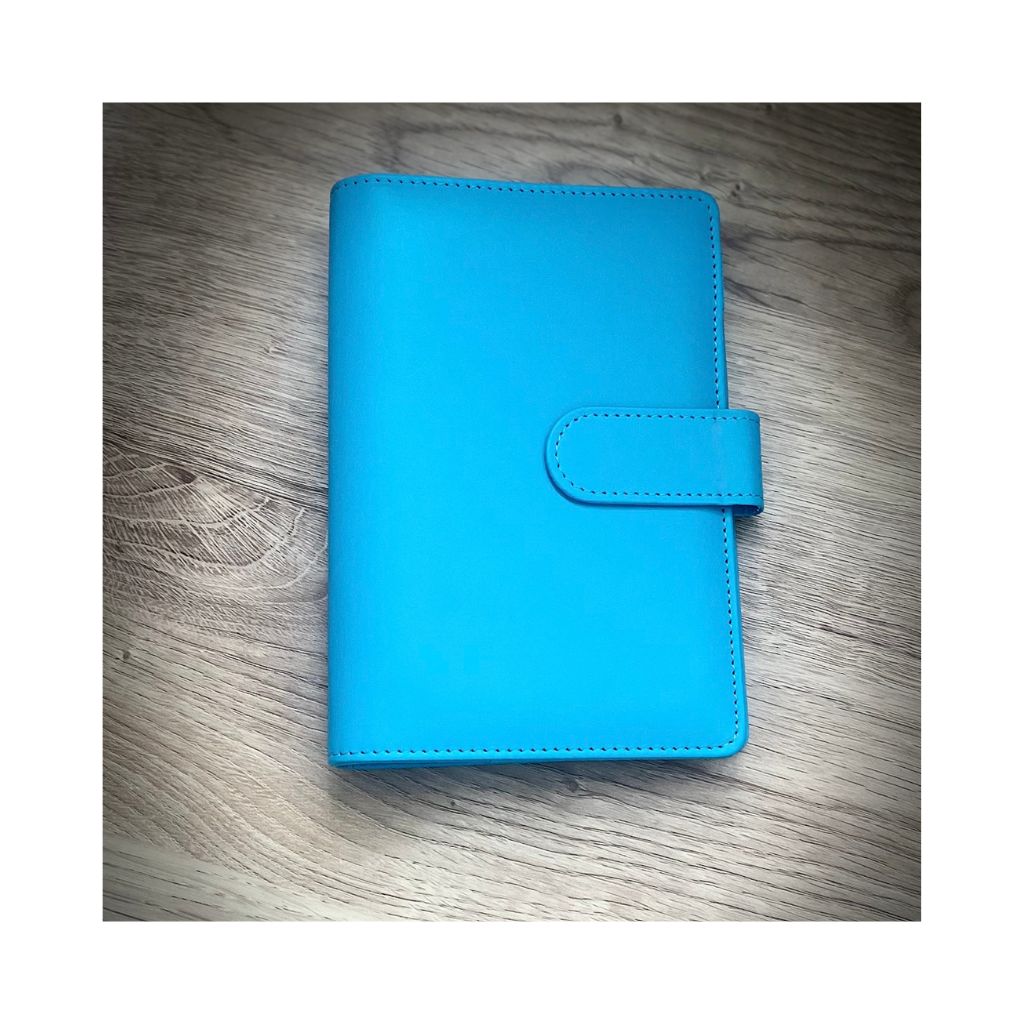The Boutique Glacier Blue Binder - A6 Faux Leather