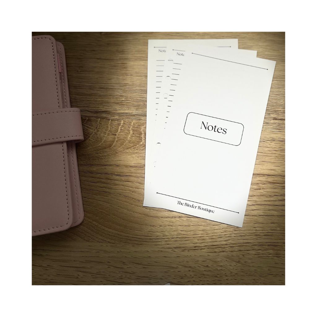 The Boutique Notes - A6