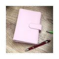The Boutique Cotton Candy Pink Binder - A6 Faux Leather