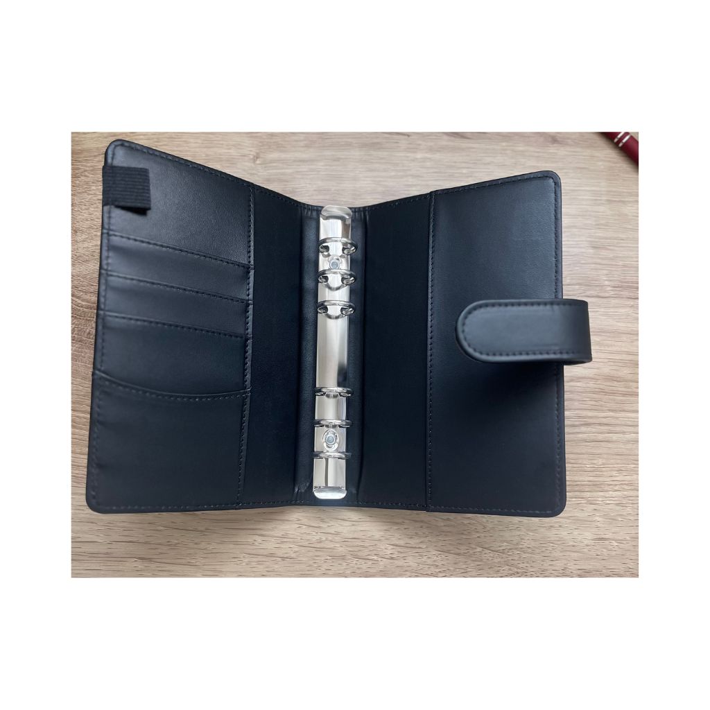 The Boutique Black Onyx Binder - A6 Faux Leather