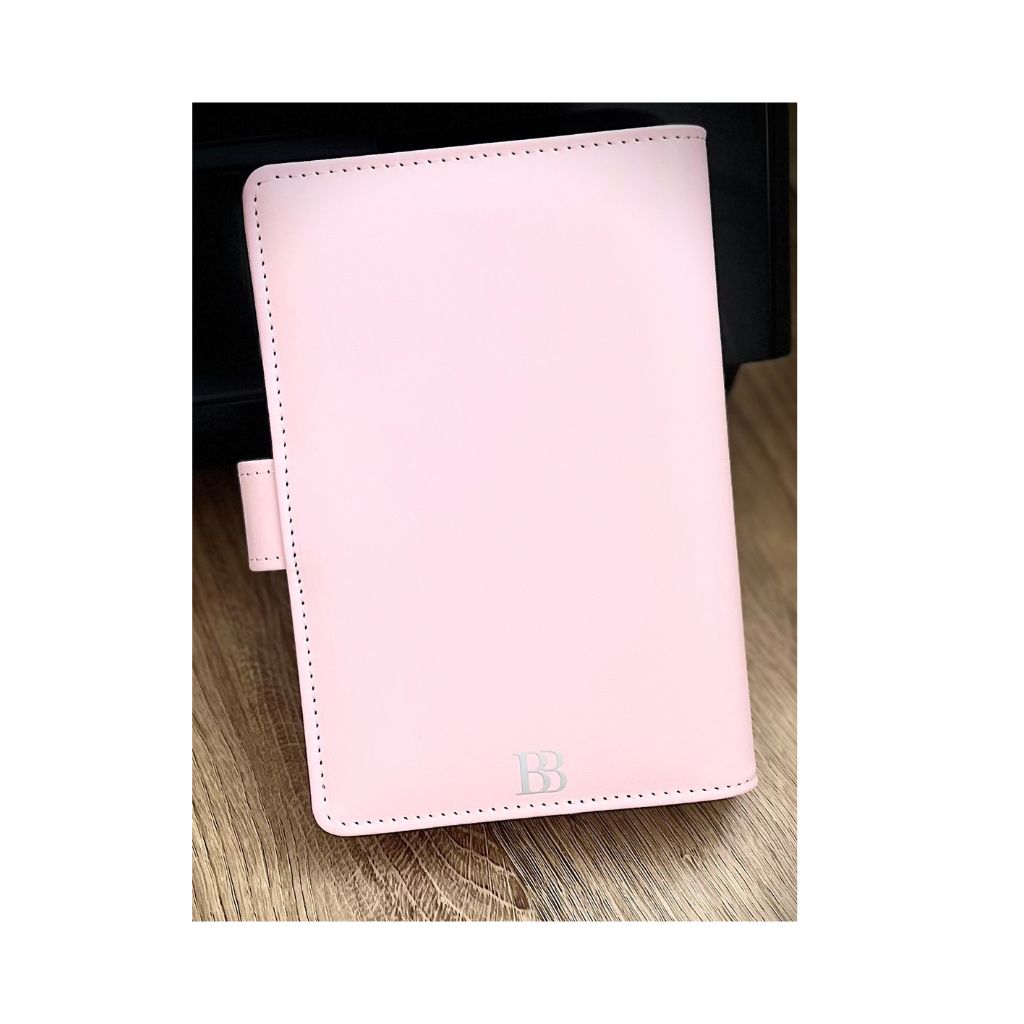 The Boutique Cotton Candy Pink Binder - A6 Faux Leather