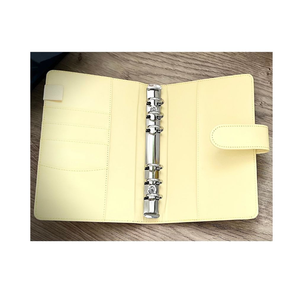 The Boutique Buttercup Yellow Binder - A6 Faux Leather