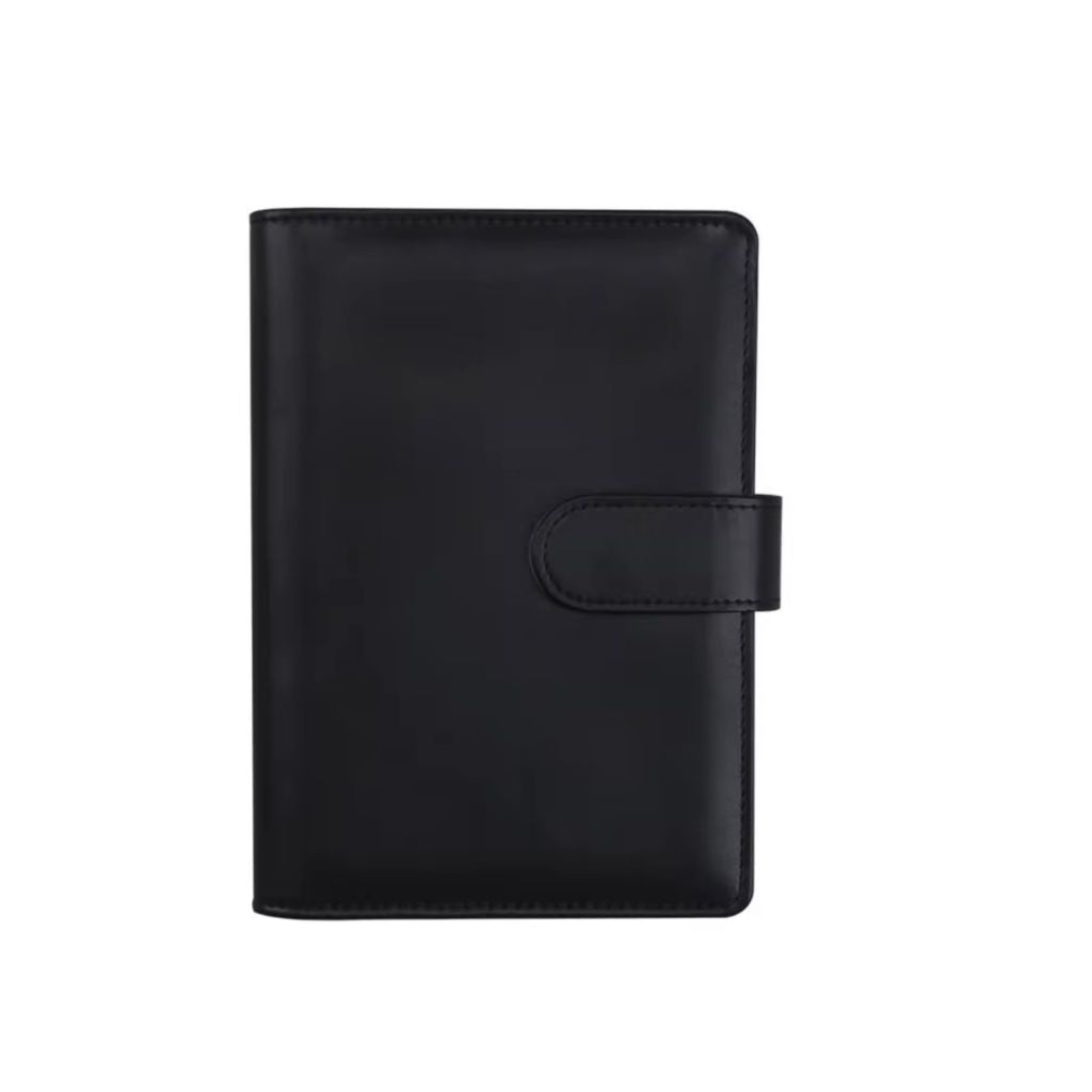 The Boutique Black Onyx Binder - A6 Faux Leather