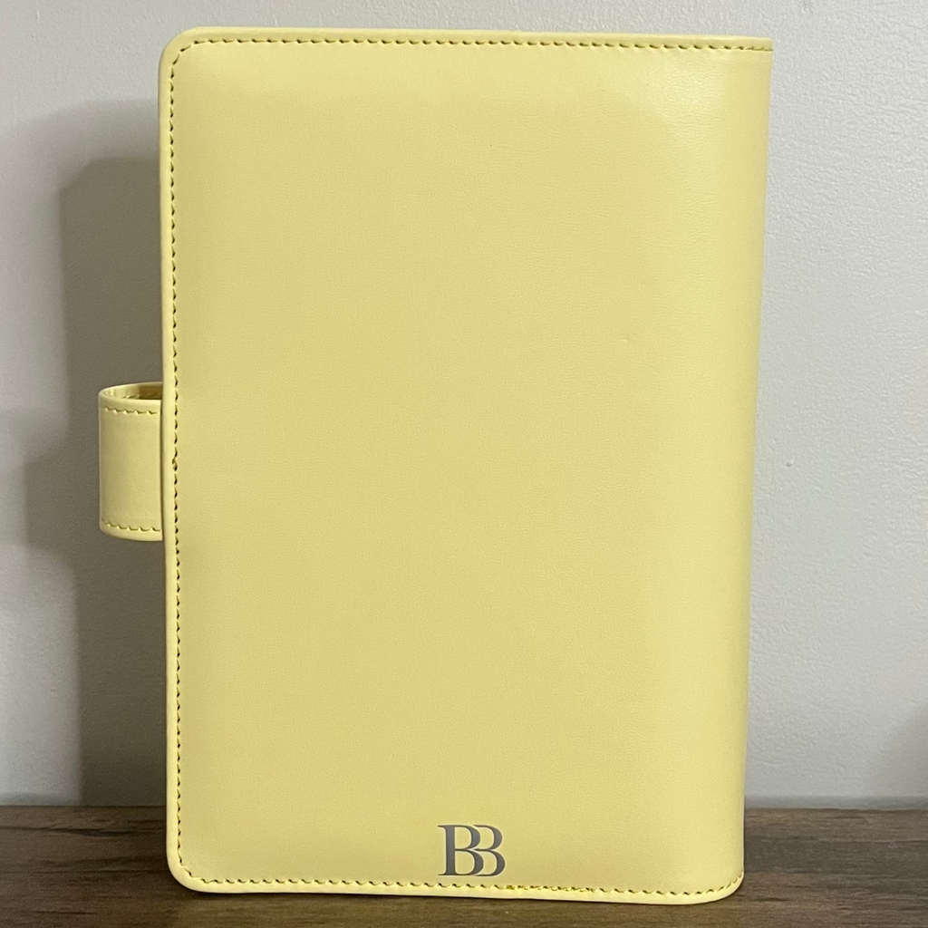 The Boutique Buttercup Yellow Binder - A6 Faux Leather