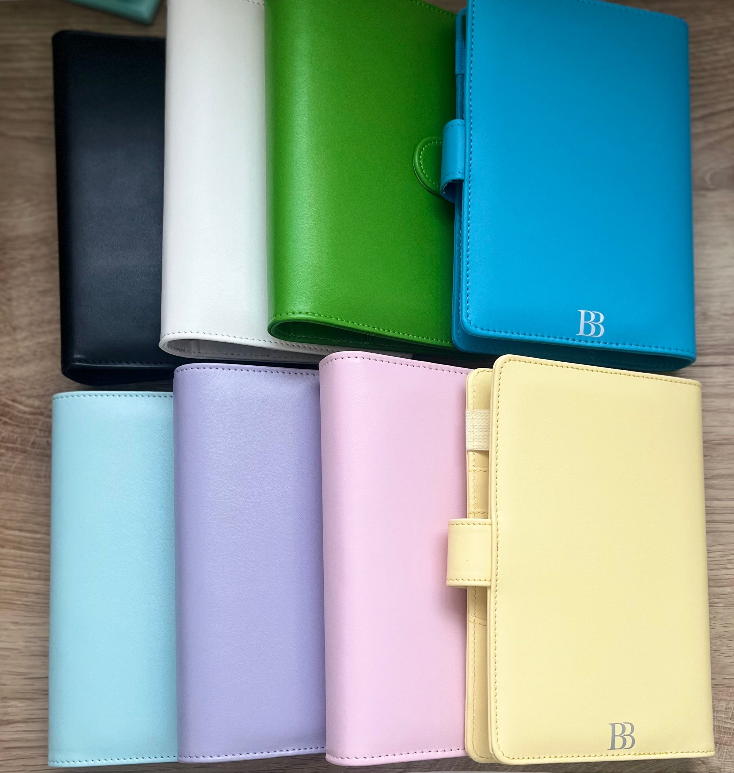 The Boutique Starter Collection - faux leather binder close up