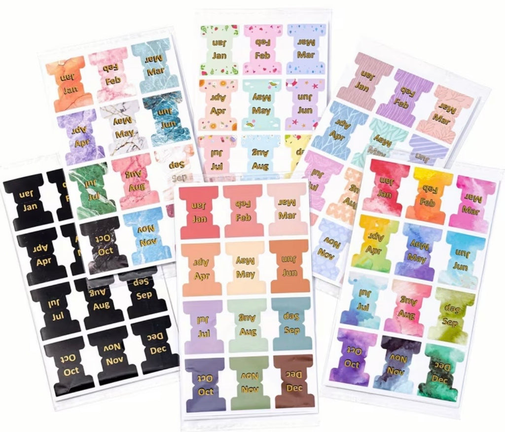 The Boutique Monthly Tabs
