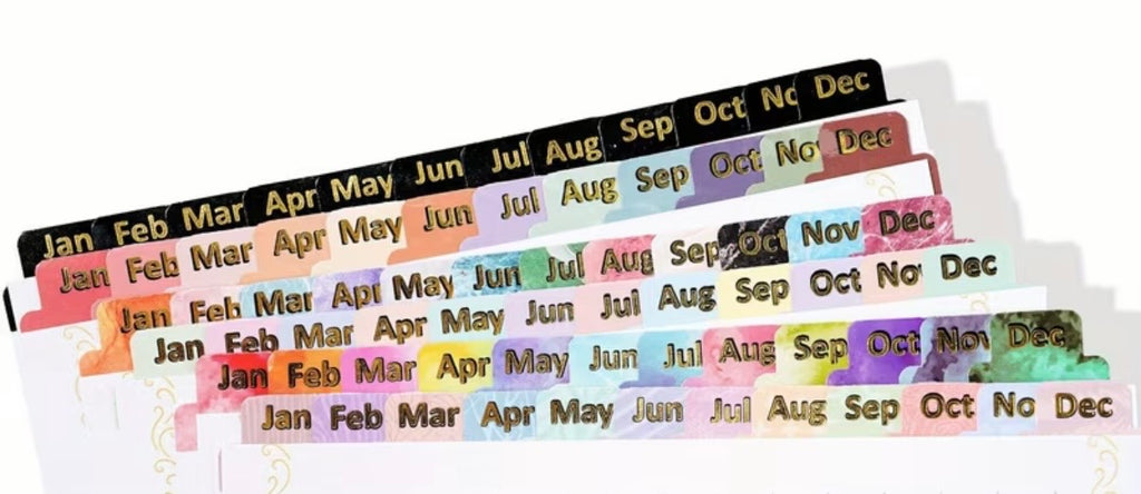 The Boutique Monthly Tabs