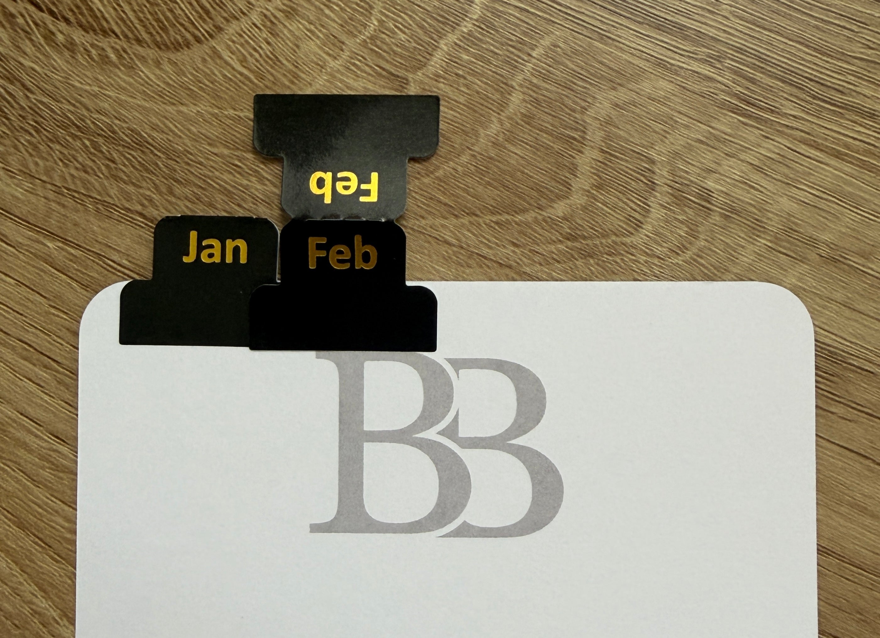 The Boutique Monthly Tabs