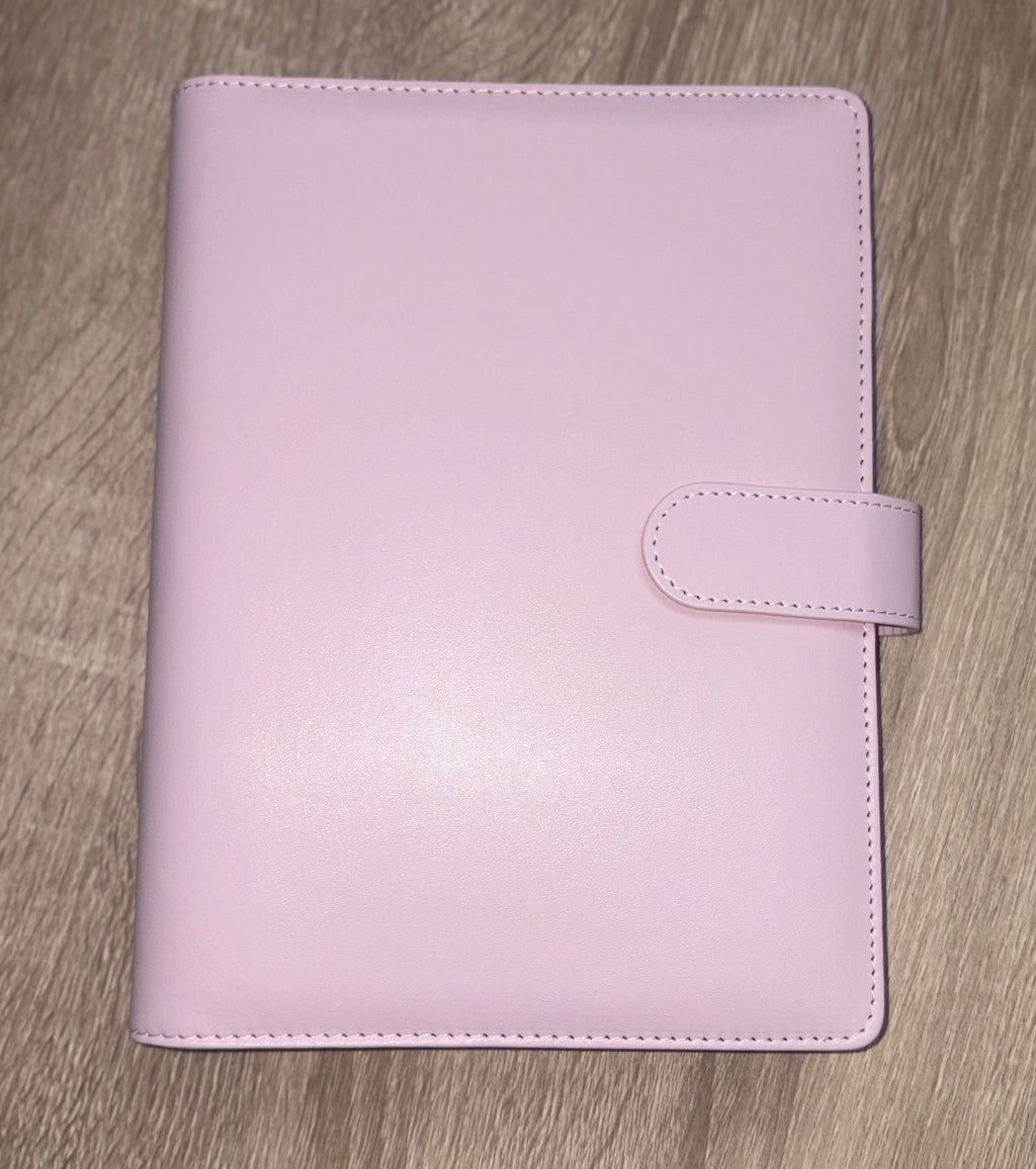 The Boutique Cotton Candy Pink Binder